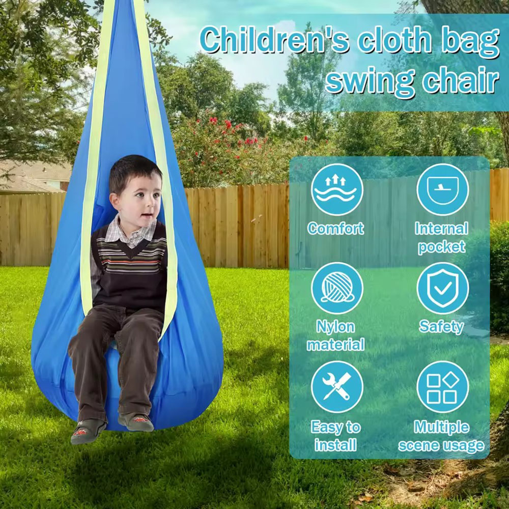 Kids Outdoor Swing Chair - Kursi Ayun Pod Anak dari Bahan