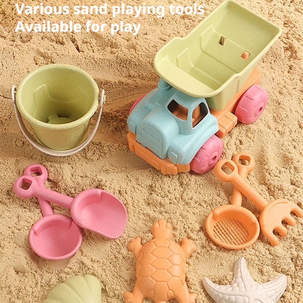 Kids Outdoor Mud Kitchen - 7 Buah Set Mainan Pasir Pantai