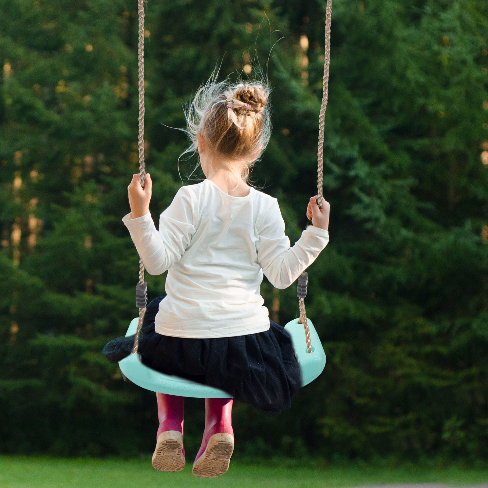 Kids Outdoor Swing Chair - Kursi Gantung Anak, Ayunan Plastik, Papan