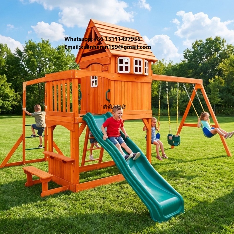 Kids Outdoor Garden Set - Peralatan Hiburan Luar Ruangan Besar, Mainan