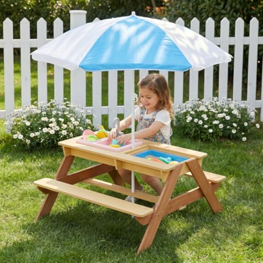 Kids Outdoor Sink - Meja piknik anak-anak untuk luar ruangan