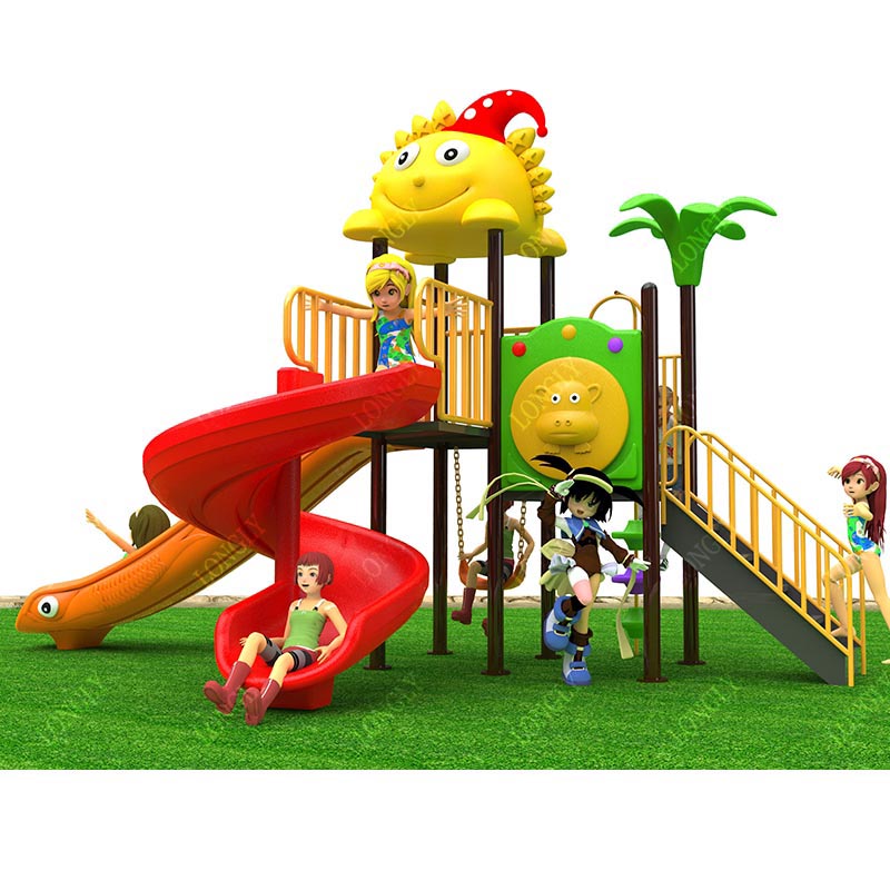 Kids Outdoor Education - Perosotan Plastik Komersial 450x270x280cm untuk Anak-anak,