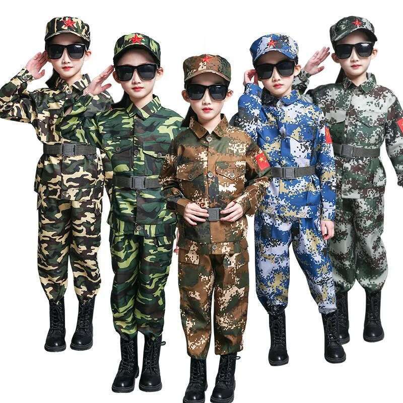Kids Outdoor Ninja Warrior Course - Seragam pelatihan militer anak laki-laki perempuan