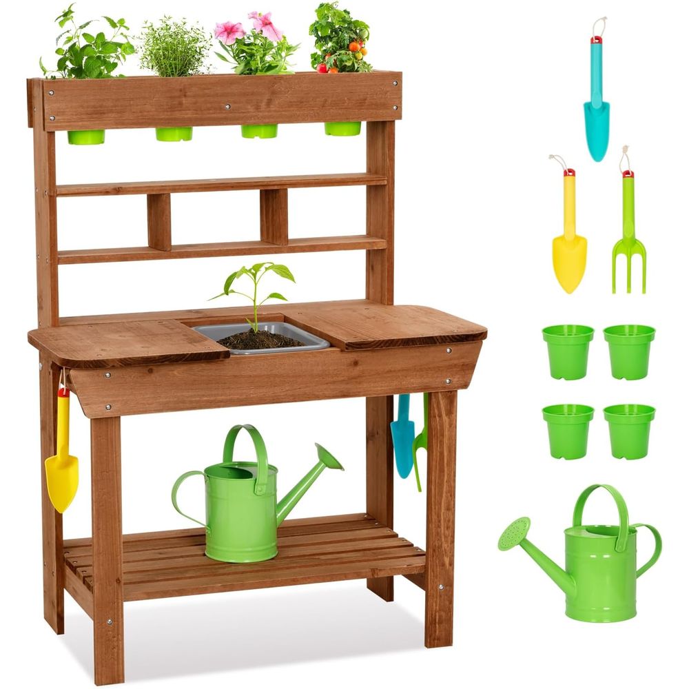 Kids Outdoor Mud Kitchen - OOOK Kids Mud Kitchen, Dapur Mainan
