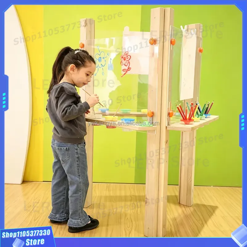 Kids Outdoor Easel - KANGYA SS50 Papan Gambar Kayu Anak-Anak