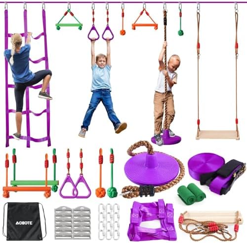 Kids Outdoor Monkey Bars - Rintangan Olahraga untuk Anak-Anak - Slackline