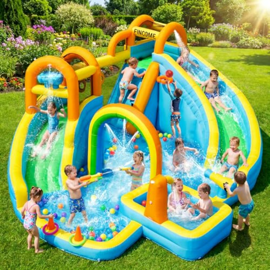 Kids Outdoor Basketball Hoop - Perosotan air tiup luar ruangan untuk