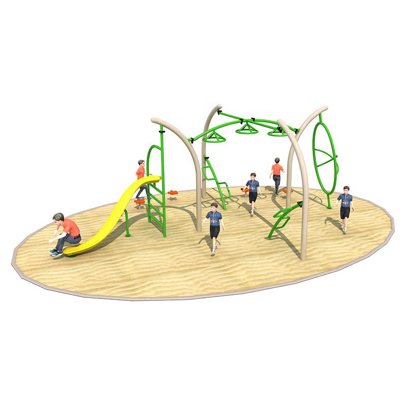 Kids Outdoor Gym Equipment - Papan Panjat Dinding Logam Untuk Anak-Anak,