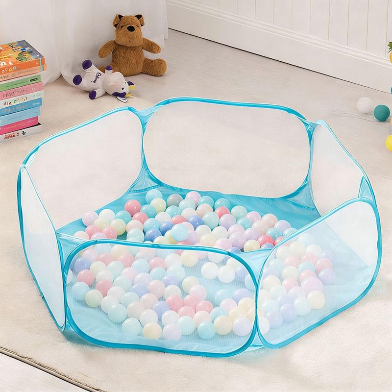 Kids Outdoor Wendy House - Kolam Bola Lipat Portabel 1,2M, Arena