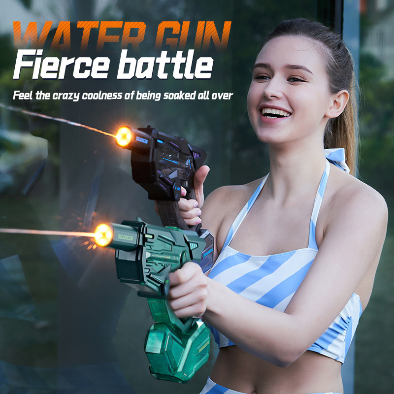 Kids Outdoor Toys B&Q - Mainan Pistol Air Elektrik Pemancar Api