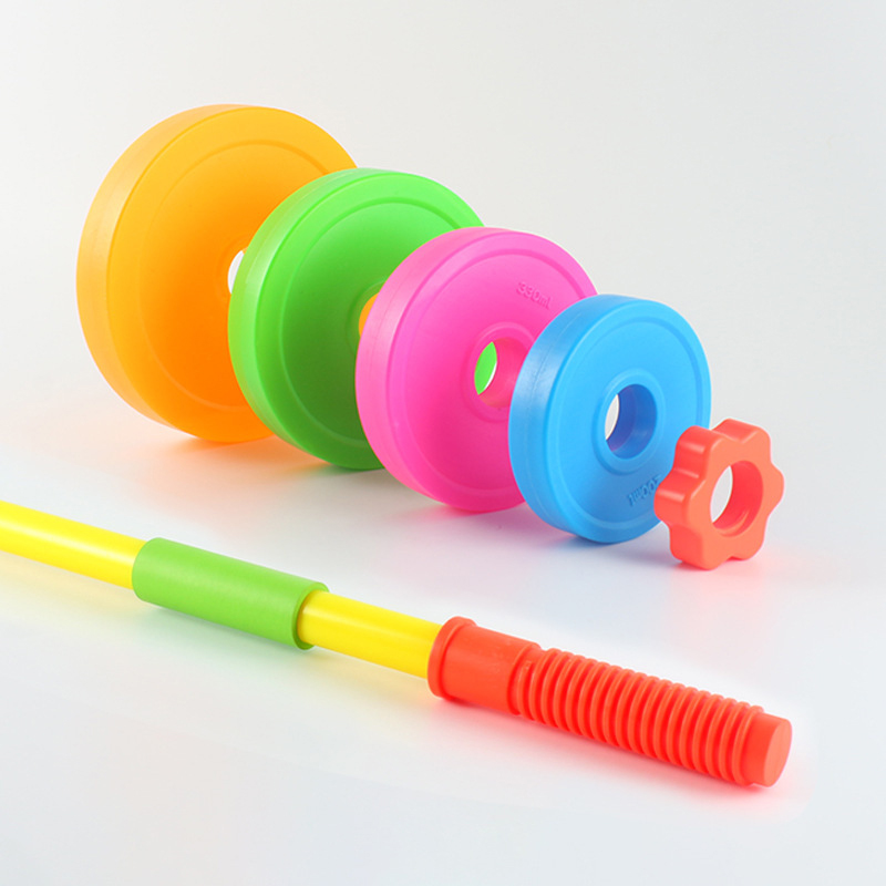Kids Outdoor Toys B&Q - Mainan Olahraga Dumbbell Anak-anak, Dumbbell Barbel
