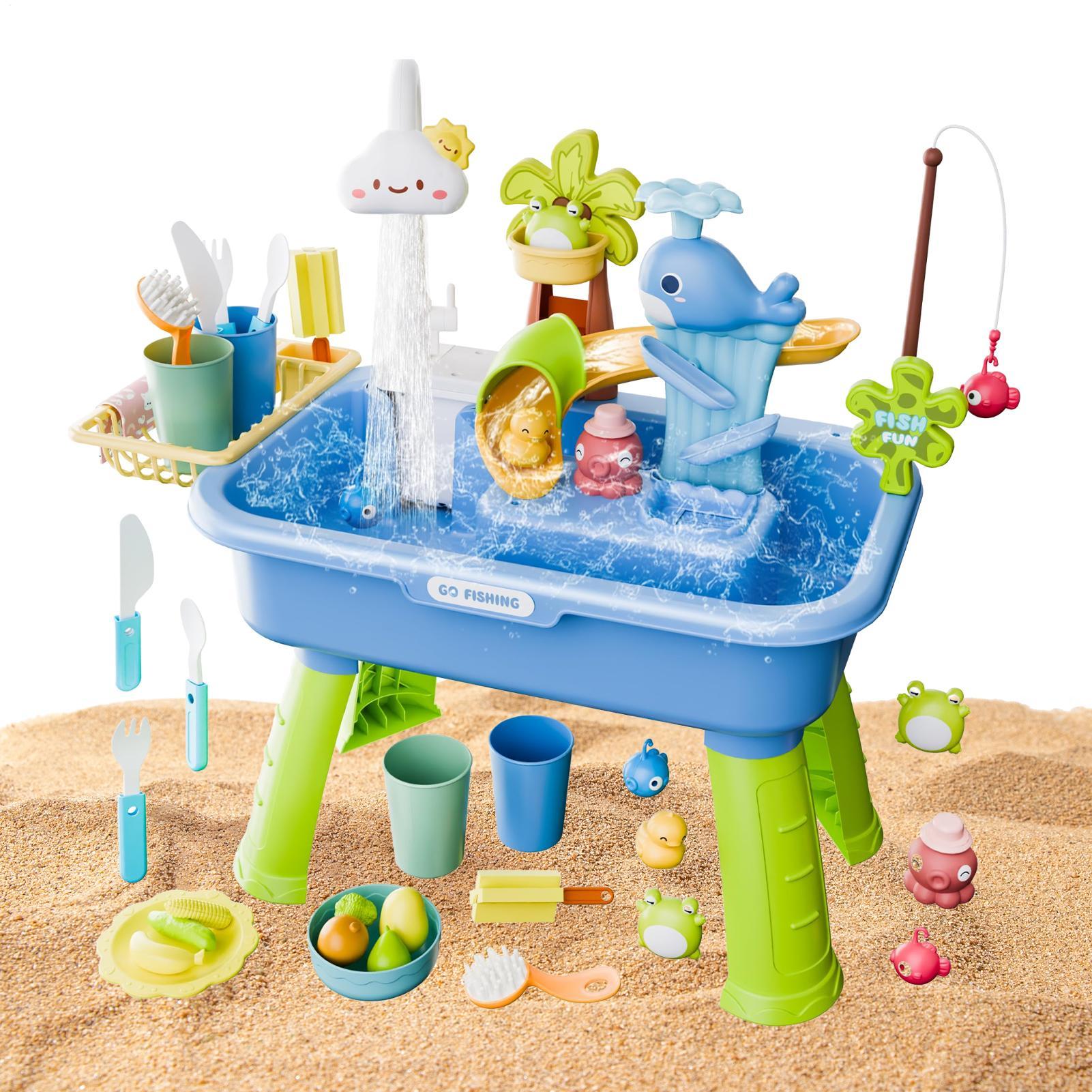 Kids Outdoor Sink - Mainan Dapur Anak-anak, Mainan Air Elektrik,