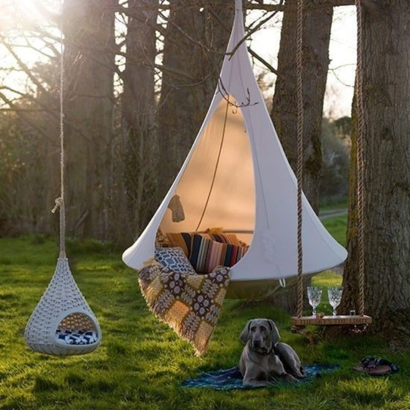 Kids Outdoor Swing Chair - Ayunan Anak-anak Luar Ruangan Taman Tempat