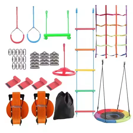 Kids Outdoor Monkey Bars - Perlengkapan Arena Rintangan Warrior untuk Anak-Anak