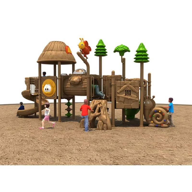 Outdoor Games For Kids - Perosotan Anak Luar Ruangan Dengan Ayunan,