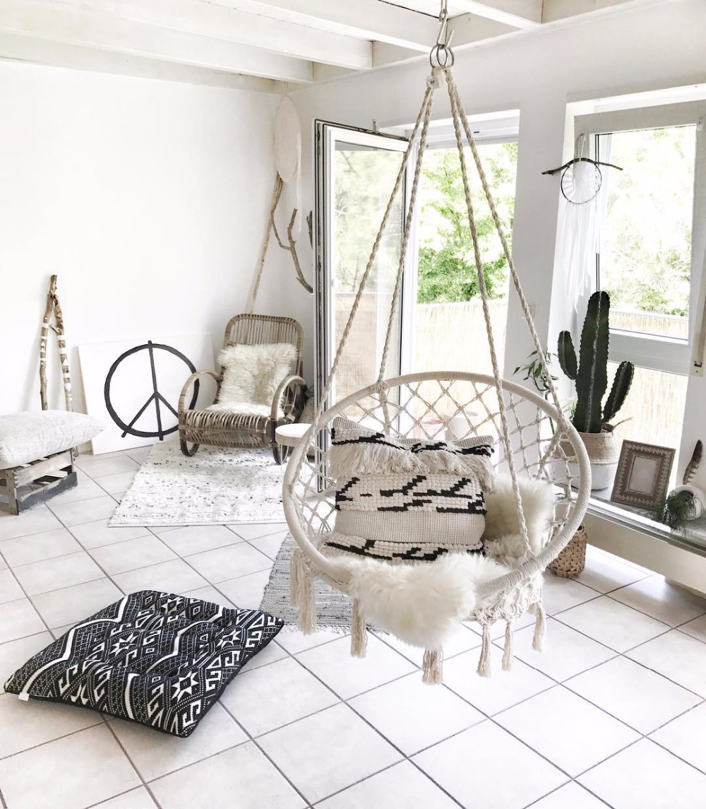 Kids Outdoor Swing Chair - 2025 Tempat Tidur Gantung Gantung Bulat