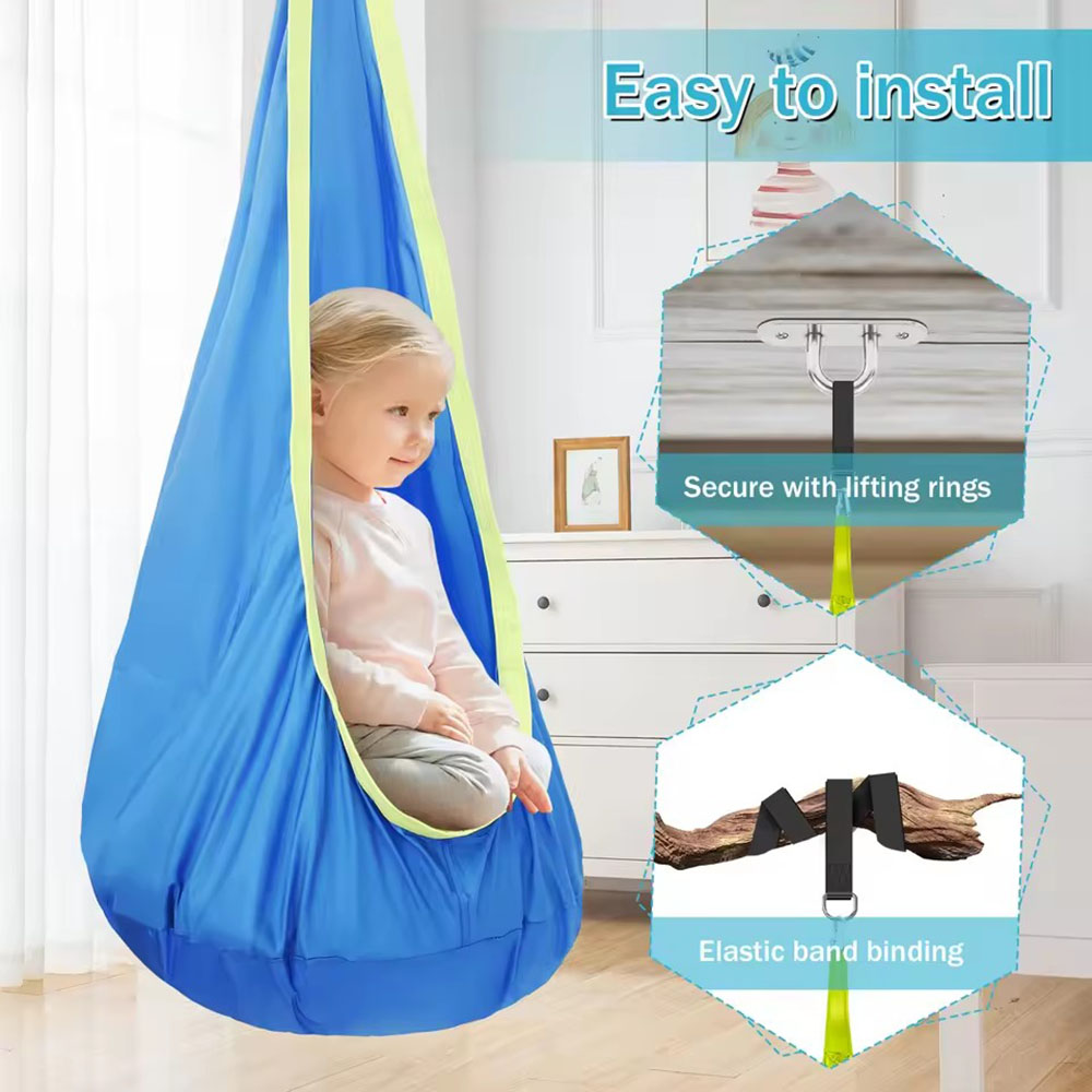 Kursi Ayun Pod Anak dari Bahan - Kids Outdoor Swing Chair ulasan dan harga