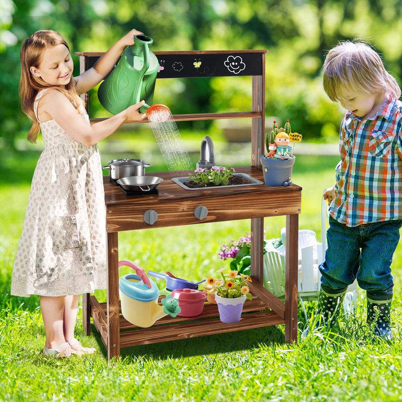 Dapur Lumpur Luar Ruangan untu - Kids Outdoor Sink ulasan dan harga