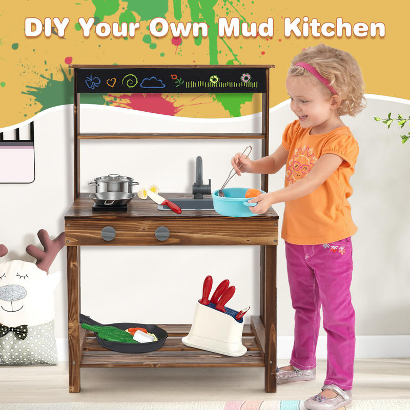 Dapur Lumpur Luar Ruangan untu - Kids Outdoor Sink ulasan dan harga