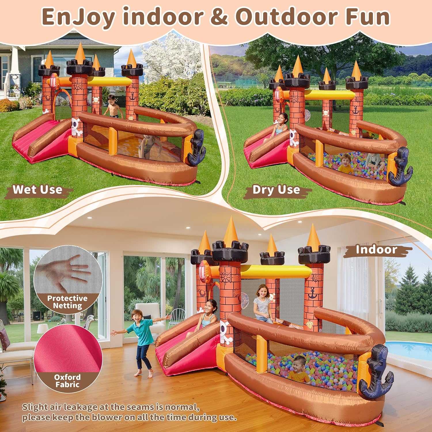 Rumah Loncat Tiup untuk Anak U - Kids Outdoor House ulasan dan harga