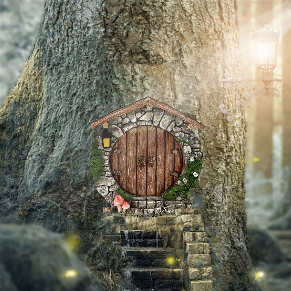 Miniatur peri hiasan kayu, pat - Kids Outdoor Fairy Garden ulasan dan harga