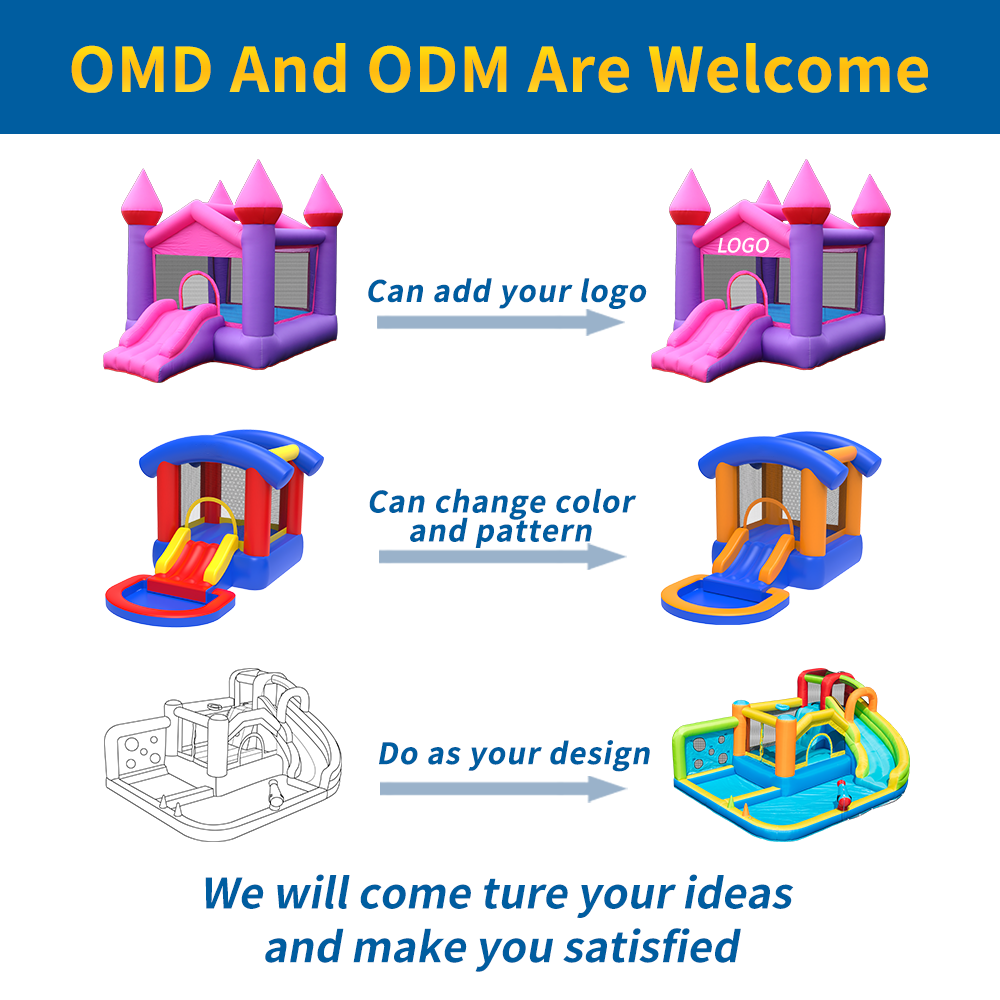 Rumah Loncat Tiup Kecil untuk  - Kids Outdoor House ulasan dan harga