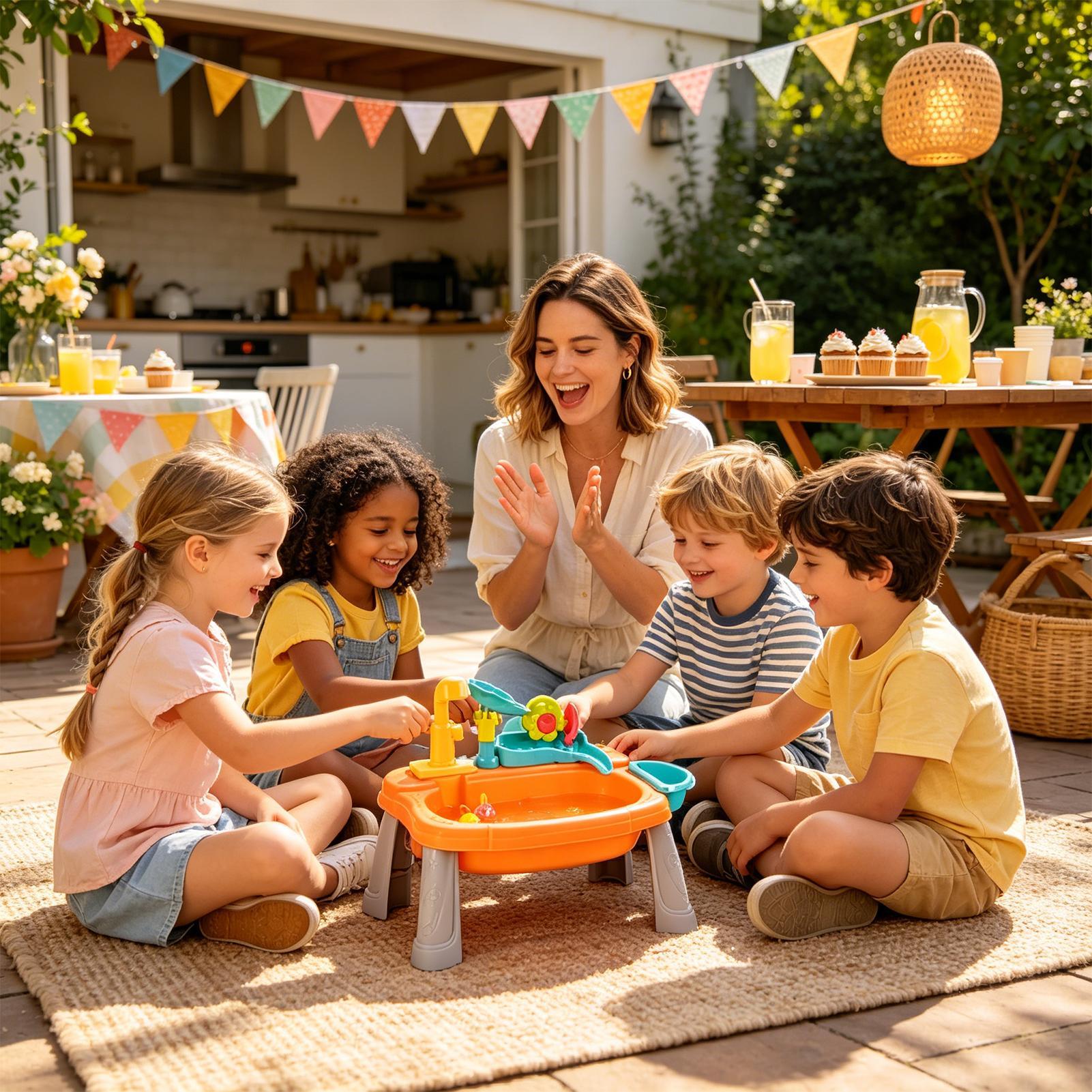 Mainan Wastafel Otomatis Yang  - Kids Outdoor Sink ulasan dan harga