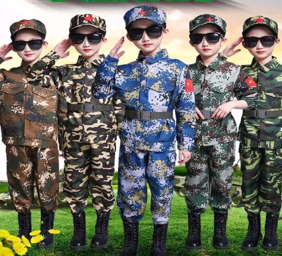 Seragam pelatihan militer anak - Kids Outdoor Ninja Warrior Course ulasan dan harga