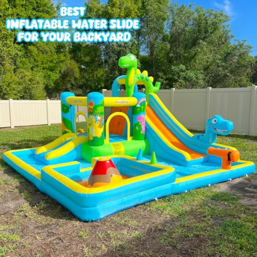Perosotan air tiup untuk halam - Kids Outdoor House ulasan dan harga