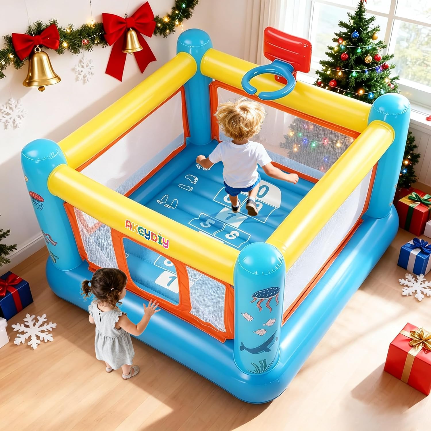 Rumah Loncat, Rumah Loncat Tiu - Kids Outdoor House ulasan dan harga