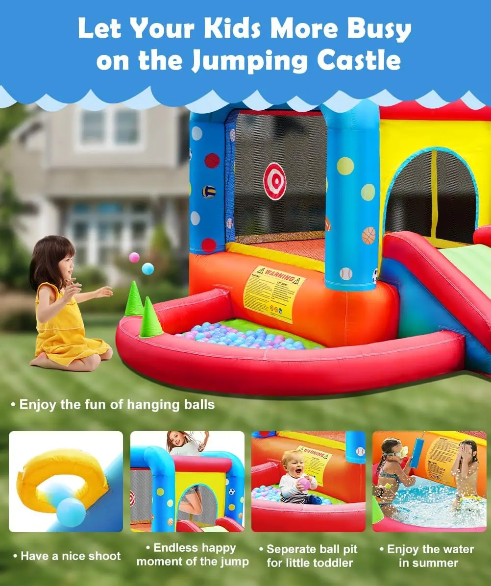 Step4Fun Rumah Loncat Tiup, Ka - Kids Outdoor House ulasan dan harga