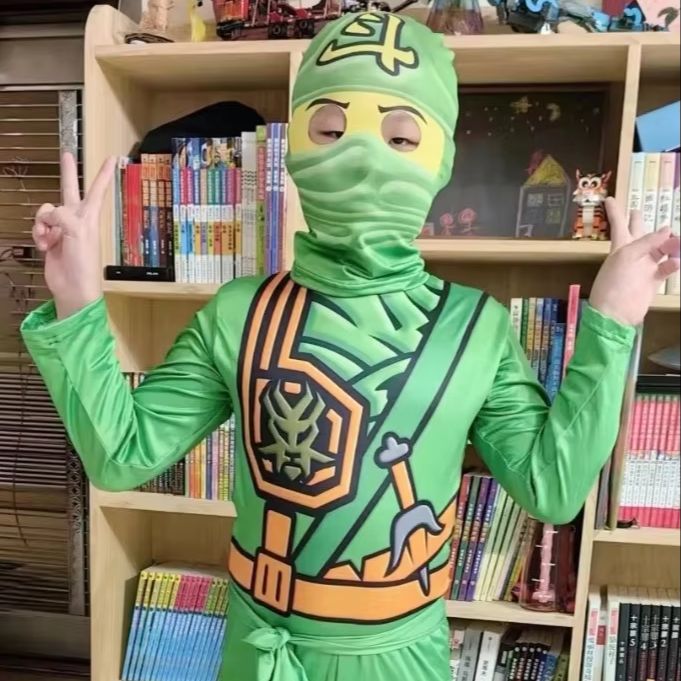Kostum Ninja Cosplay Superhero - Kids Outdoor Ninja Warrior Course ulasan dan harga
