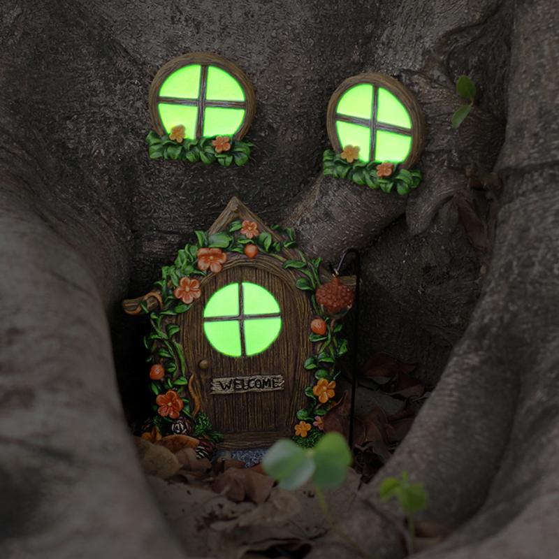 5PCS Set Lentera Pintu Peri Be - Kids Outdoor Fairy Garden ulasan dan harga