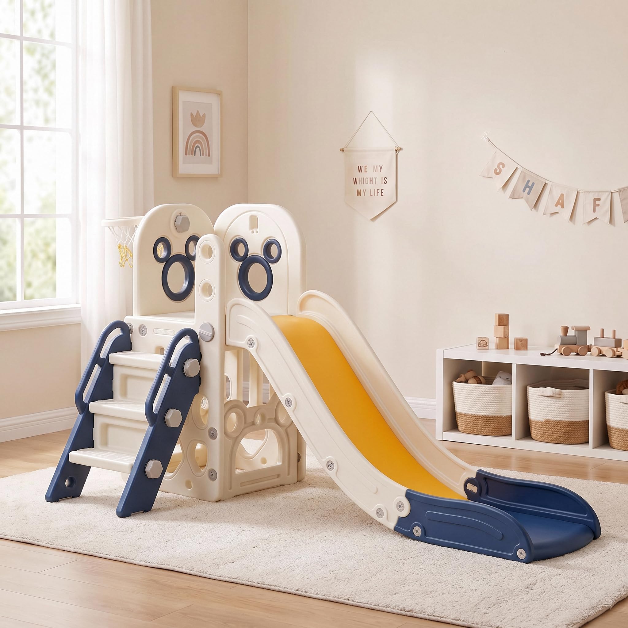 Set Permainan Seluncuran Anak  - Kids Outdoor Basketball Hoop ulasan dan harga