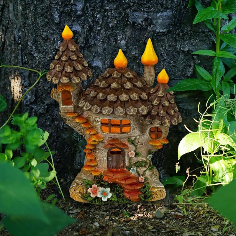 Rumah Peri taman wajah pohon k - Kids Outdoor Fairy Garden ulasan dan harga