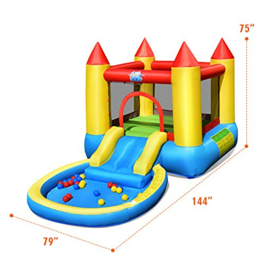 Rumah mainan tiup untuk anak u - Kids Outdoor House ulasan dan harga