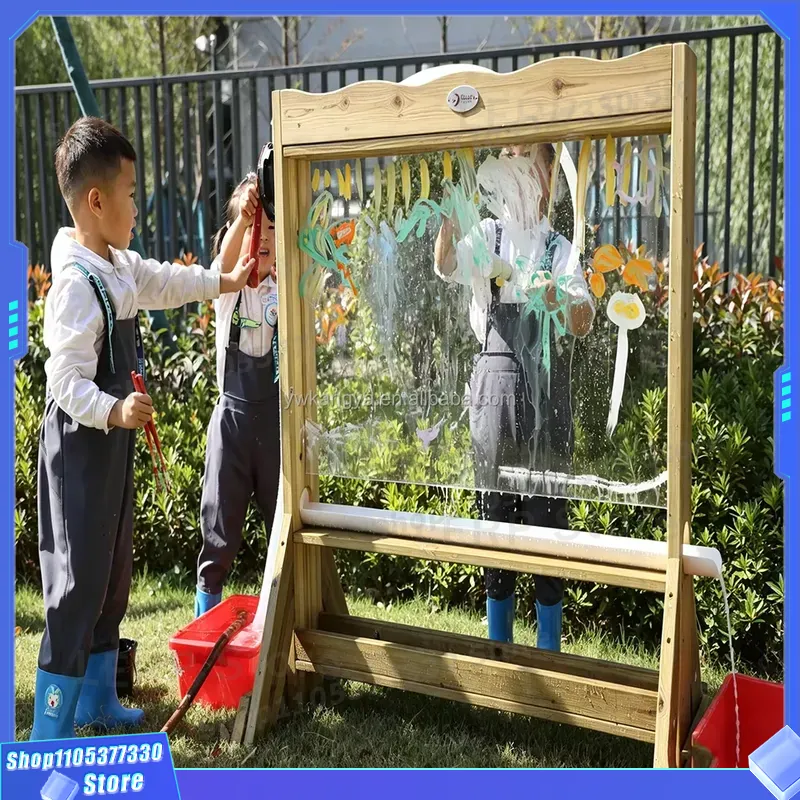 KANGYA SS50 Papan Gambar Kayu  - Kids Outdoor Easel ulasan dan harga