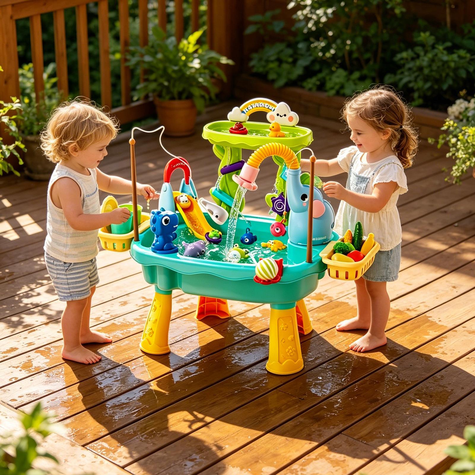 Meja Air Anak Balita yang Diti - Kids Outdoor Sink ulasan dan harga