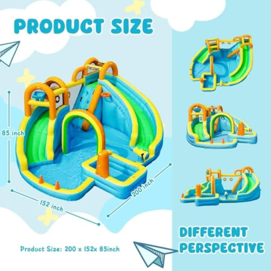 Perosotan air tiup luar ruanga - Kids Outdoor Basketball Hoop ulasan dan harga