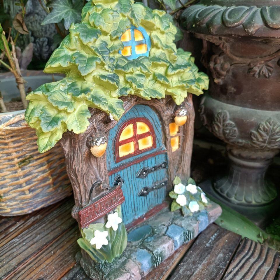 Miniatur Kayu Peri Gnome Desai - Kids Outdoor Fairy Garden ulasan dan harga