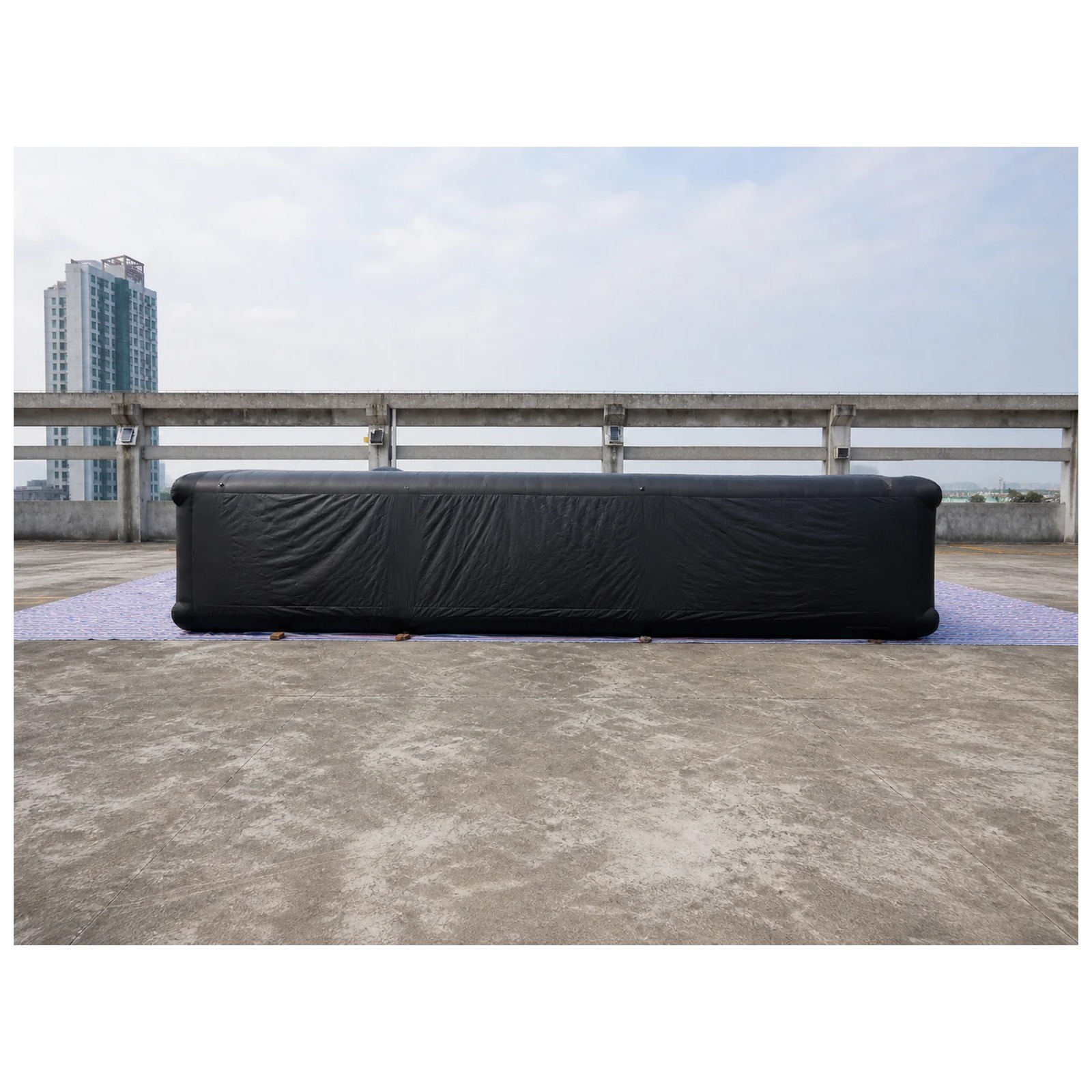 Labirin Tiup Hitam Polos Ukura - Outdoor Games For Kids ulasan dan harga