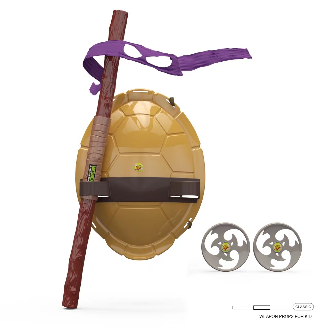 Set Cangkang Kura-kura Ninja M - Kids Outdoor Ninja Warrior Course ulasan dan harga