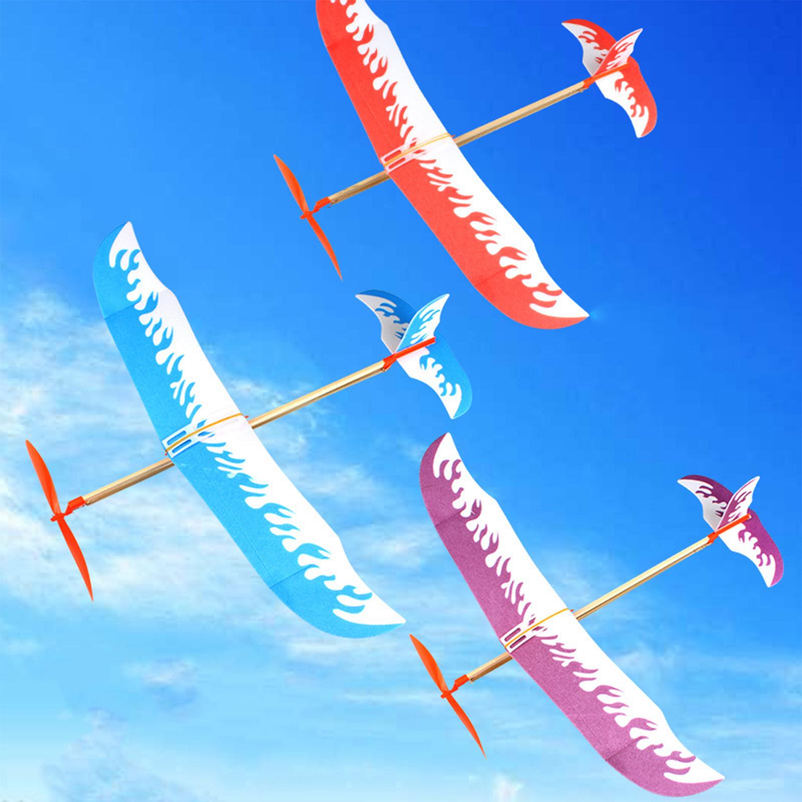 Pesawat Terbang Karet Tenaga K - Outdoor Games For Kids ulasan dan harga