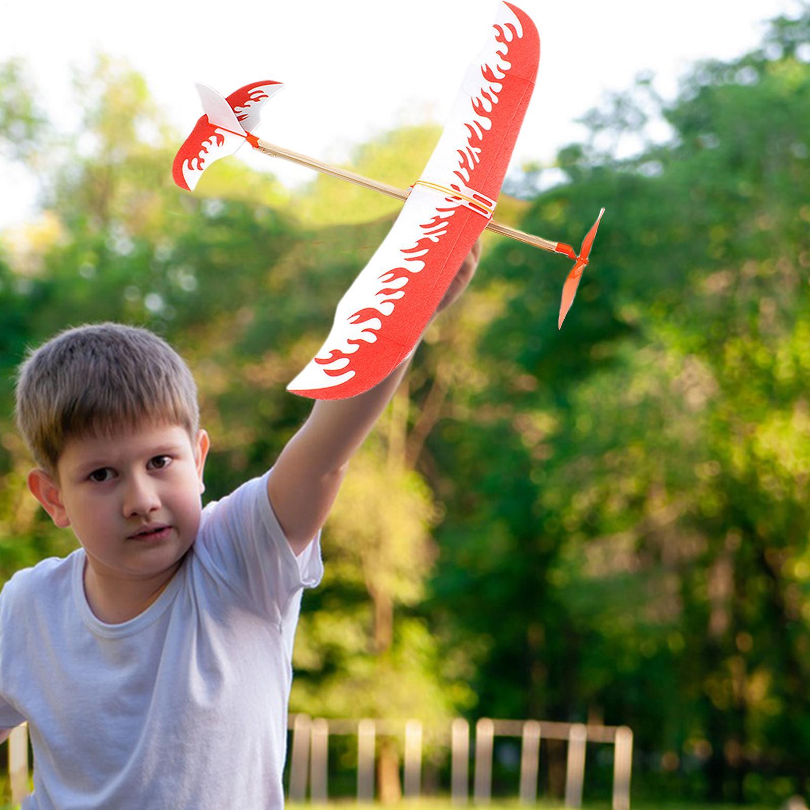 Pesawat Terbang Karet Tenaga K - Outdoor Games For Kids ulasan dan harga
