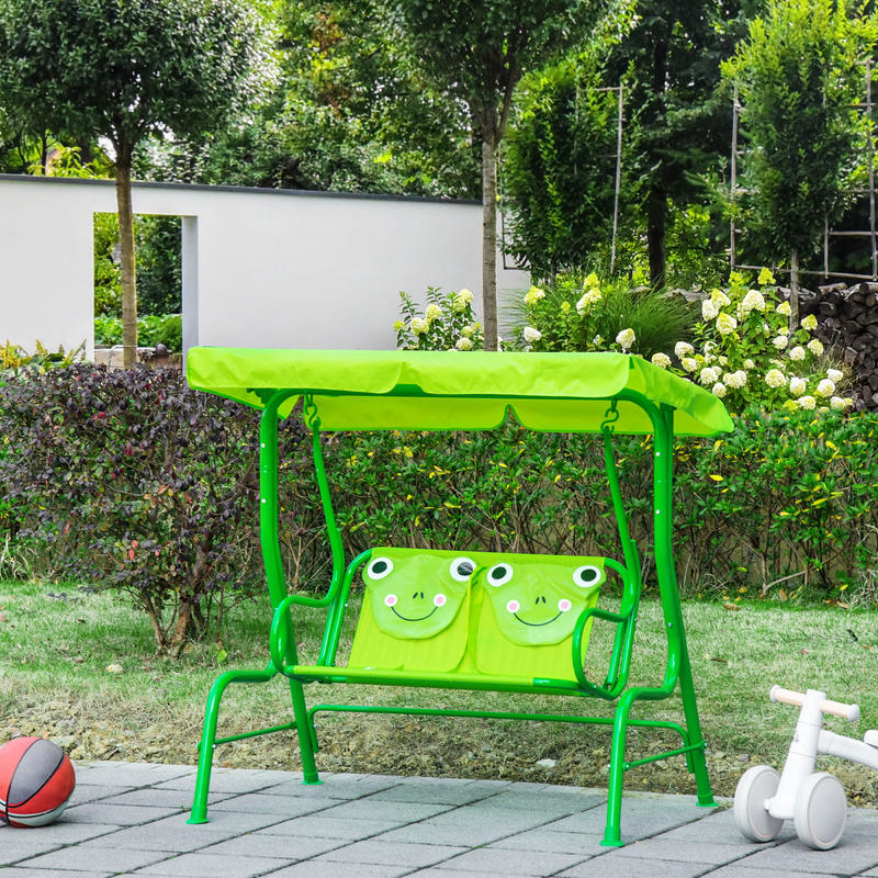 Ayunan Teras Anak Outsunny, Ay - Kids Outdoor Swing Chair ulasan dan harga