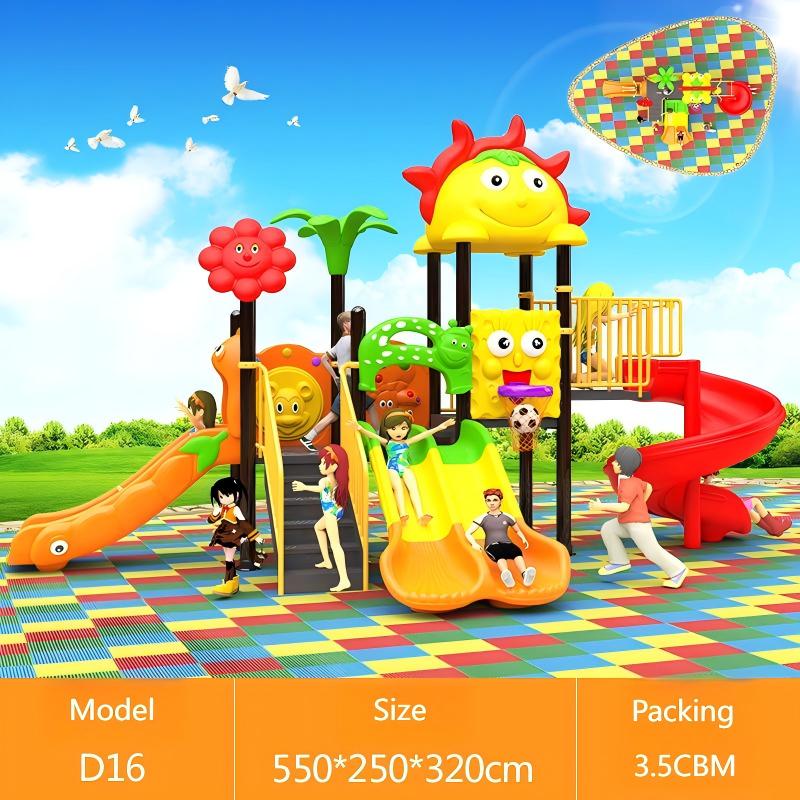 Perosotan Taman Anak yang Lari - Kids Outdoor Garden Set ulasan dan harga