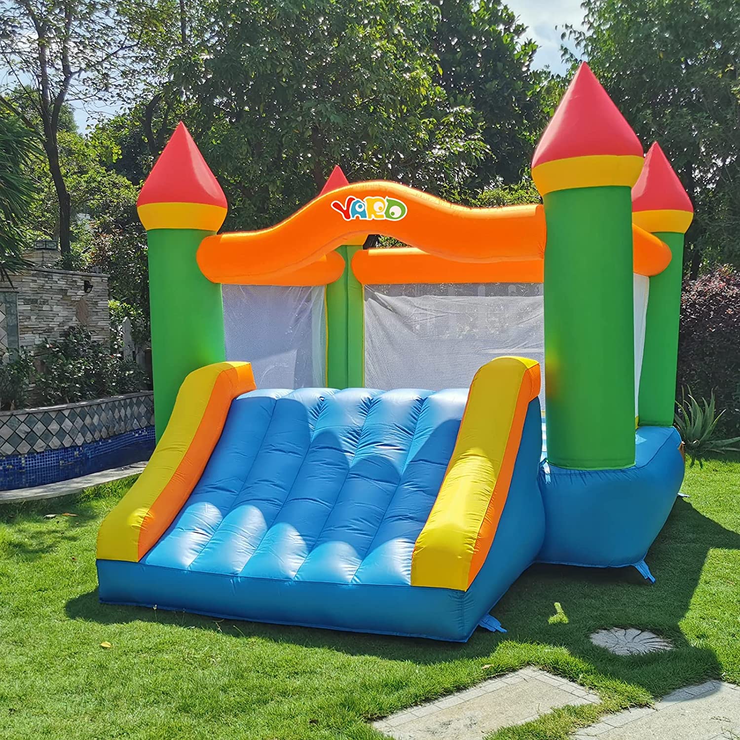 Yard rumah pantul tiup dengan  - Kids Outdoor Wendy House ulasan dan harga