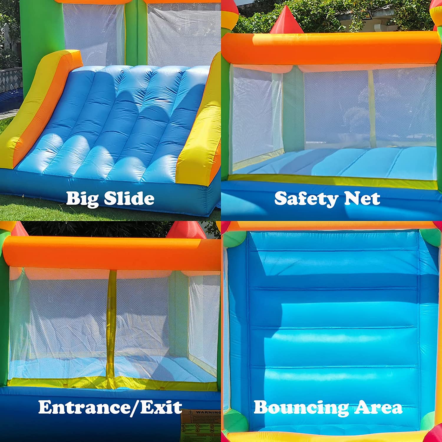 Yard rumah pantul tiup dengan  - Kids Outdoor Wendy House ulasan dan harga