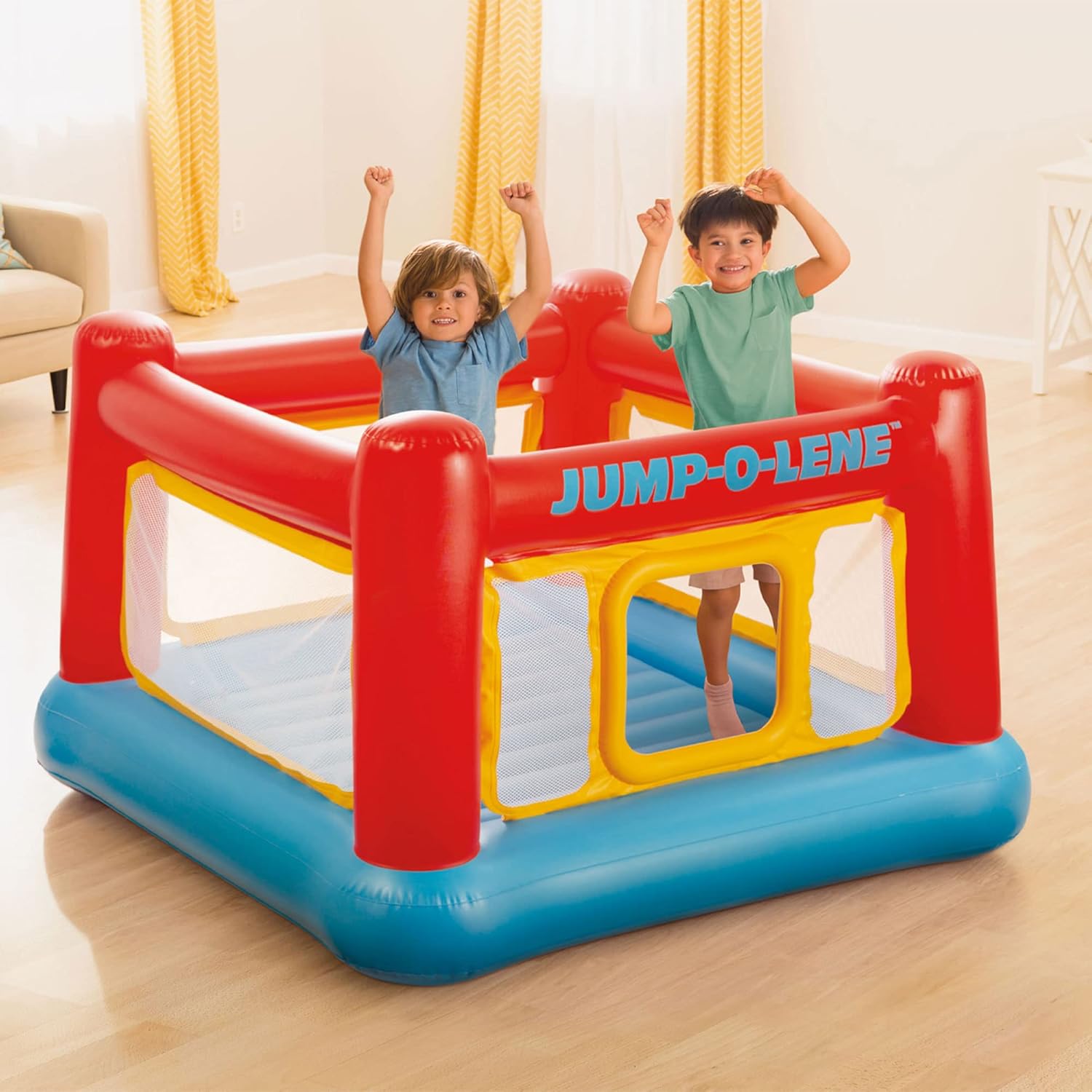 Rumah Kastil Loncat Anak Indoo - Kids Outdoor House ulasan dan harga