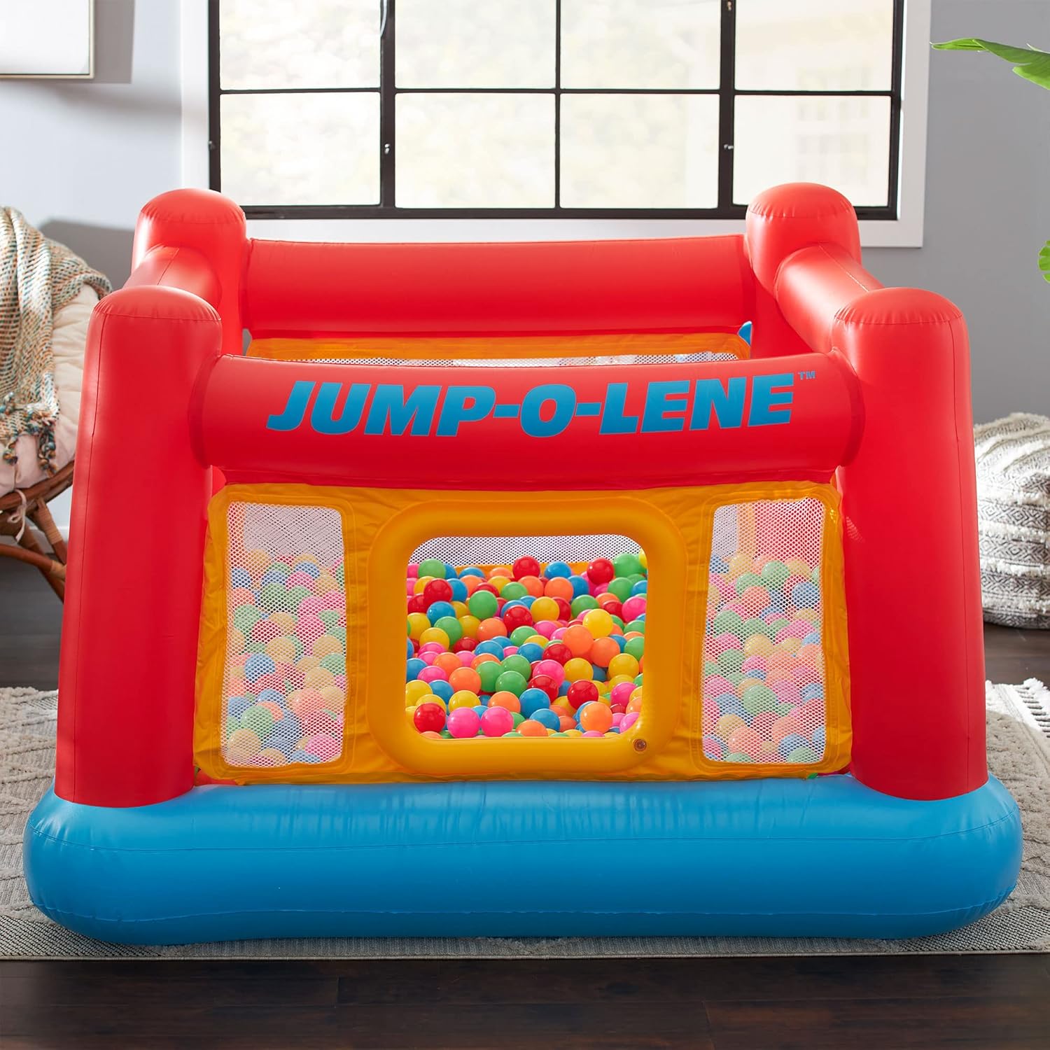 Rumah Kastil Loncat Anak Indoo - Kids Outdoor House ulasan dan harga